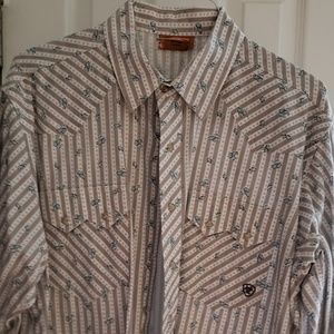 Men's western dress shirt